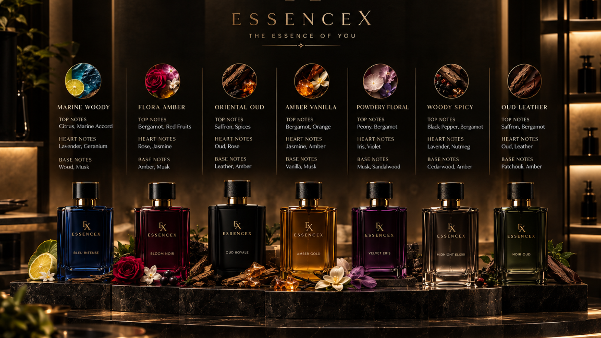 Perfume notes Explained: Top, Middle and Base - EssenceX